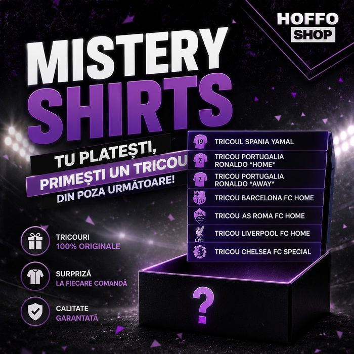 Mistery Shirt - Tricouri Fotbal de calitate PREMIUM