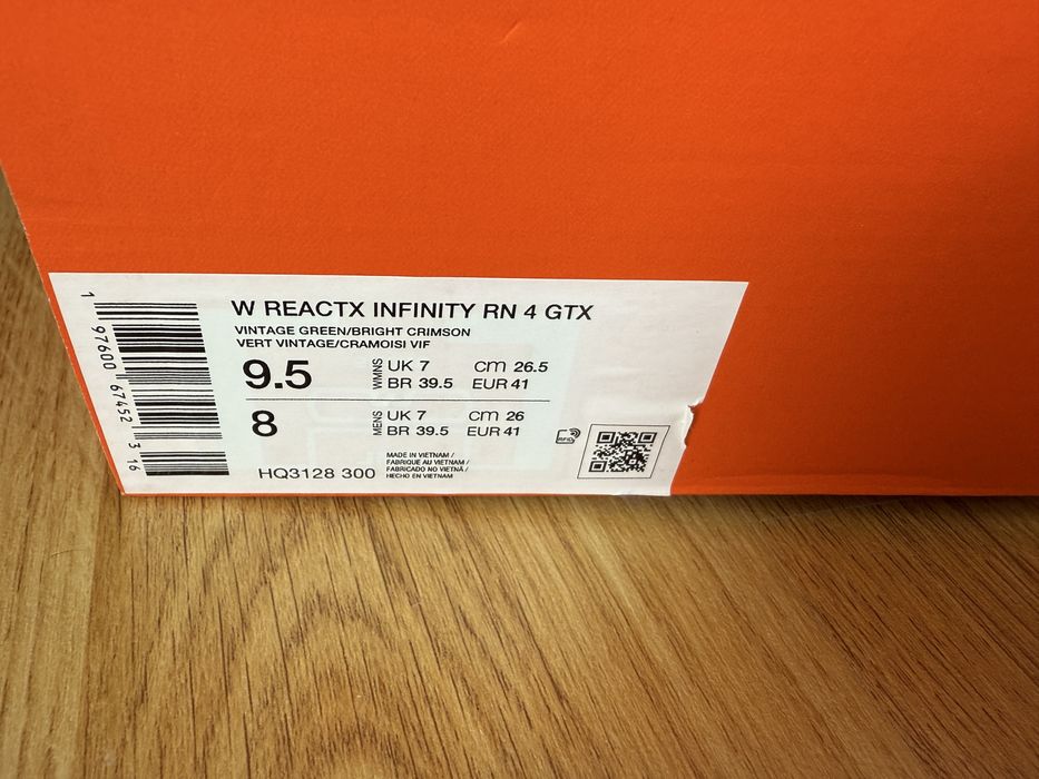 Nike Reactx Infinity RN 4 GTX