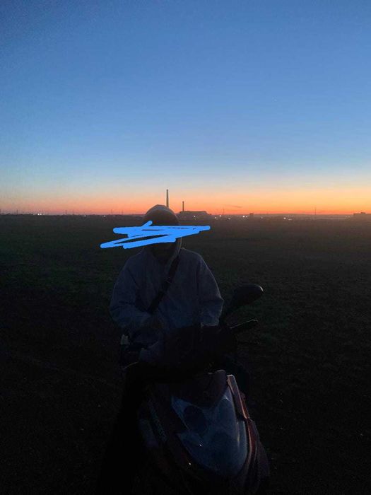 Скутер 150 куб на ходу