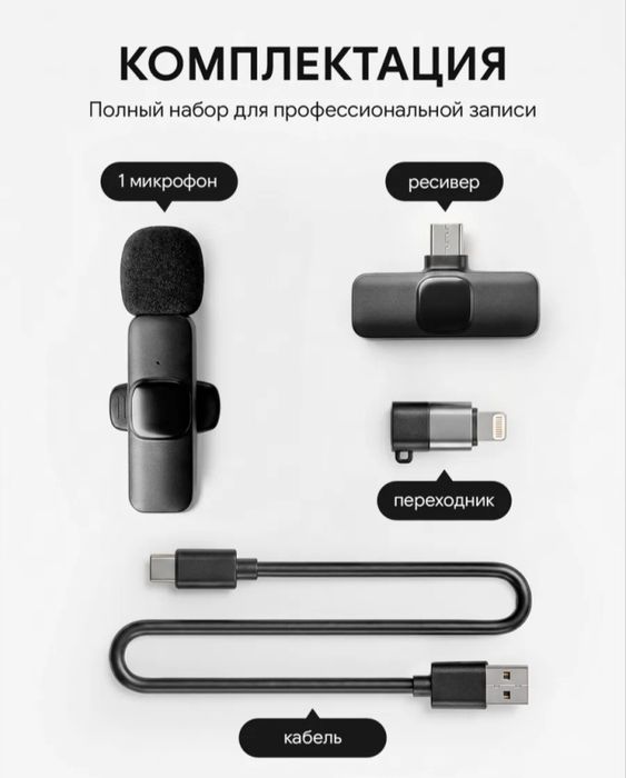 Новый петличный микрофон.