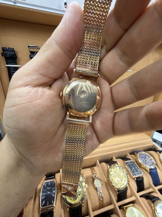 Золотые Часы Полет С Золотым Браслетом