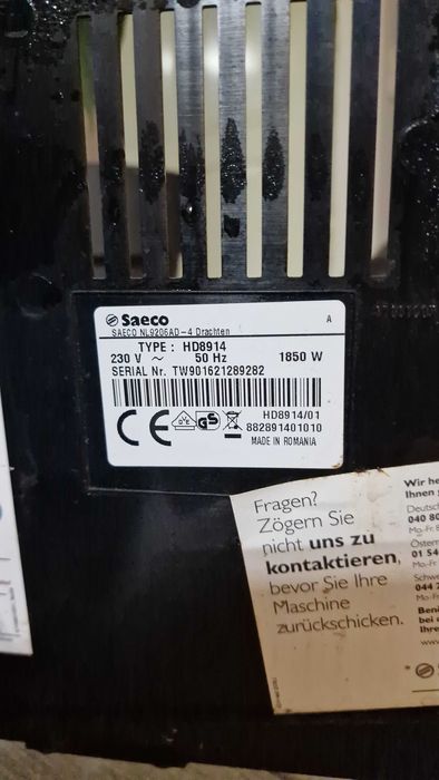 Aparat cafea Saeco incanto