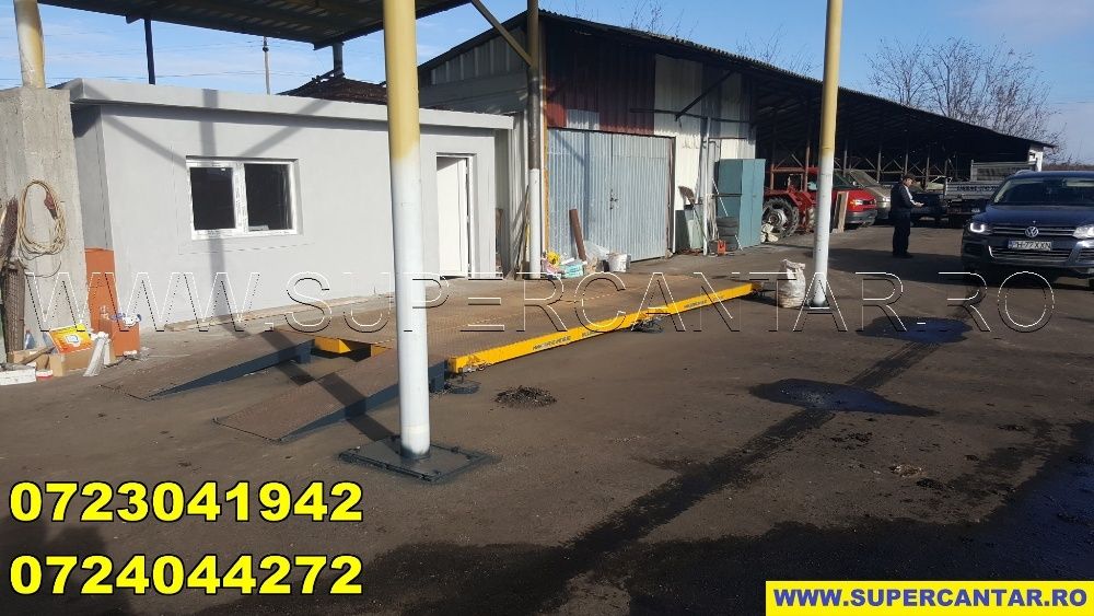 Cantar auto dube 10t 5mx2,5m Omologat lemne carbune fier vechi deseuri