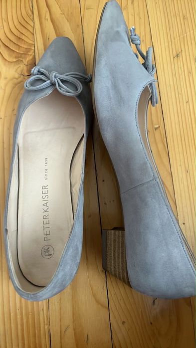 Мокасини Peter Kaiser естествена кожа и естествен велур