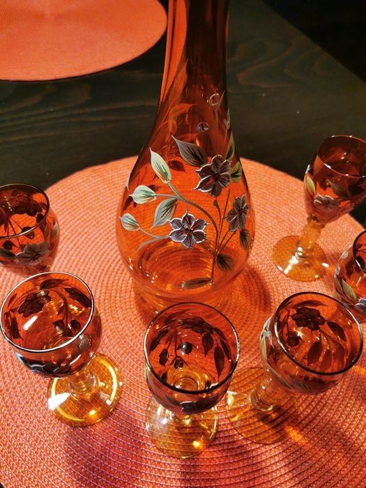 Сервиз BOHEMIA рисуван кристал