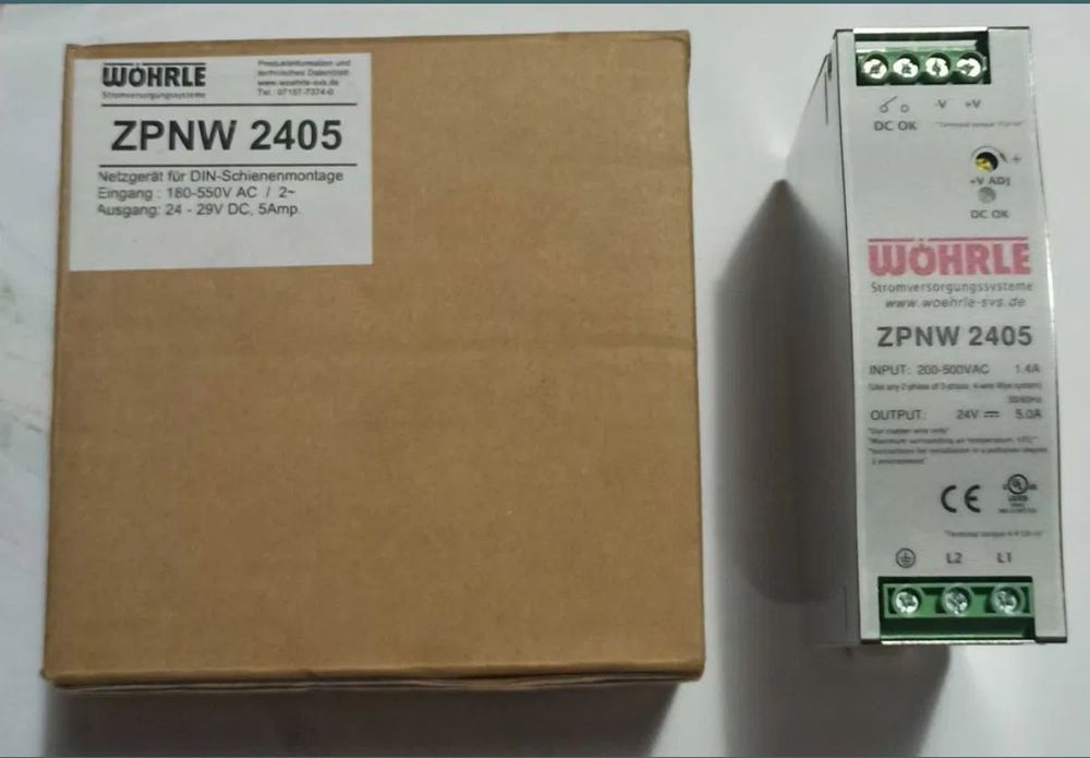 Wōhrle ZPNW 2405-двуфазно захранване за PLC