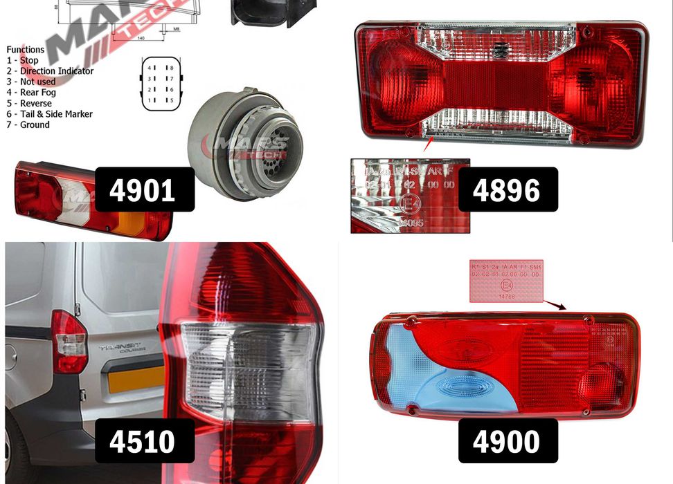 Лед Стопове за ремарке, камион, платформа, трактор, бус, кравана и др.