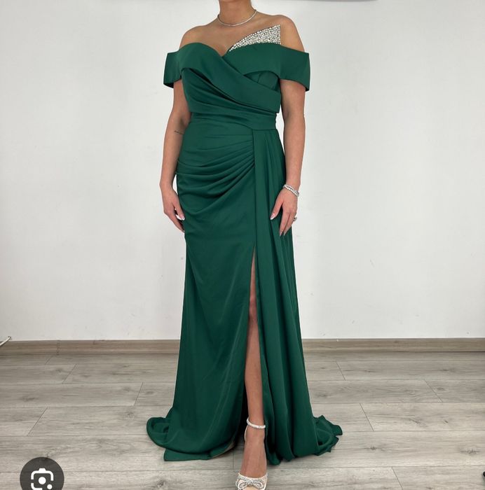 Rochie lunga culoare verde