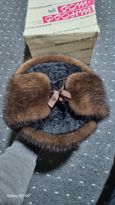 Мужская Норковая шапка СССР