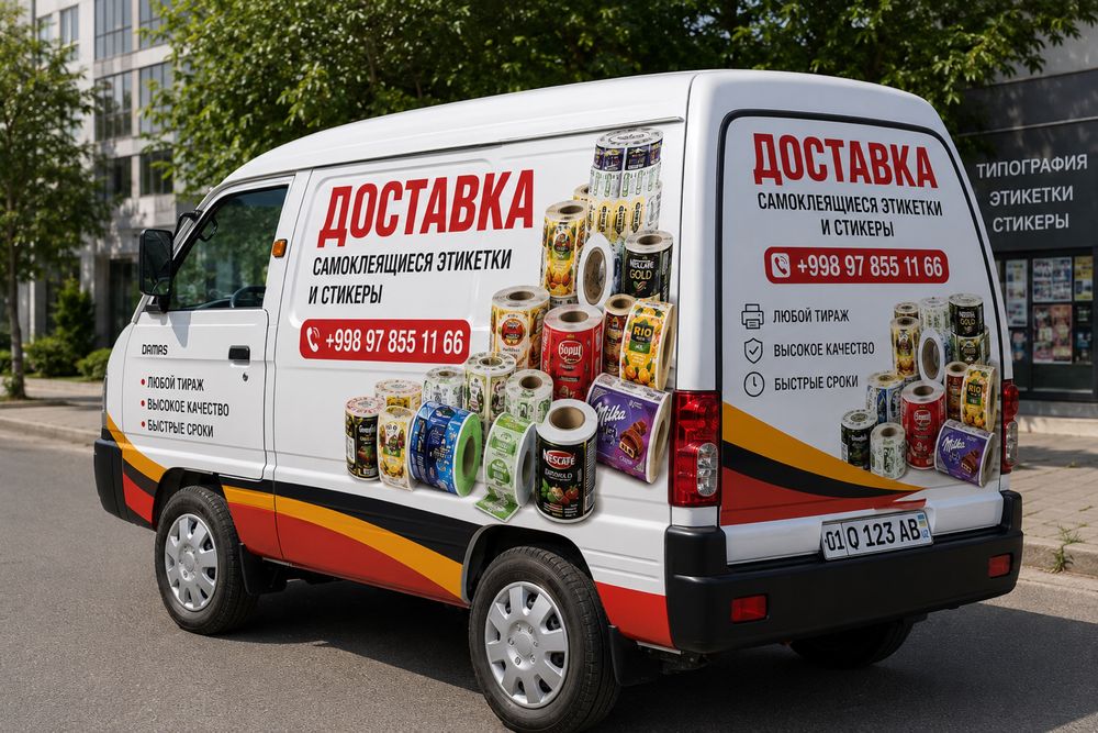 Печать этикеток в рулонах. Flexo Printing.
