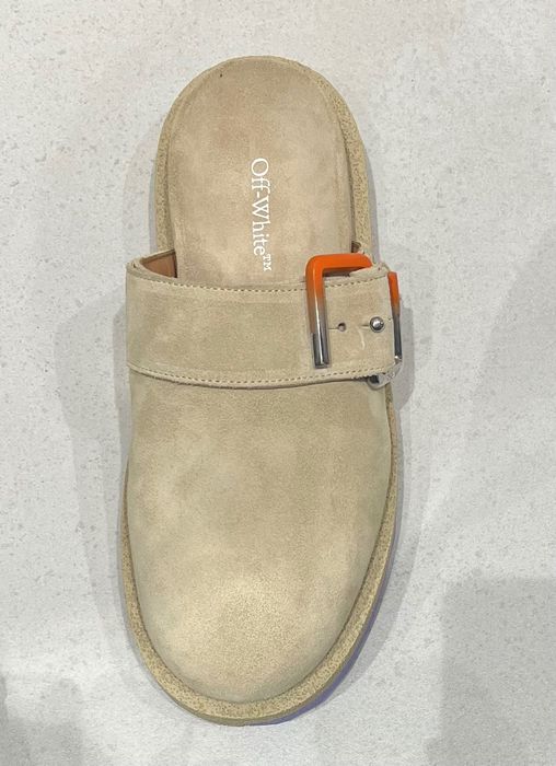 off-white spongesole clogs