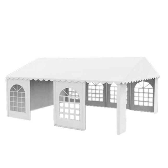 Corte pentru evenimente din PVC cu latime 3m si lungime 6m cadru din otel galvanizat