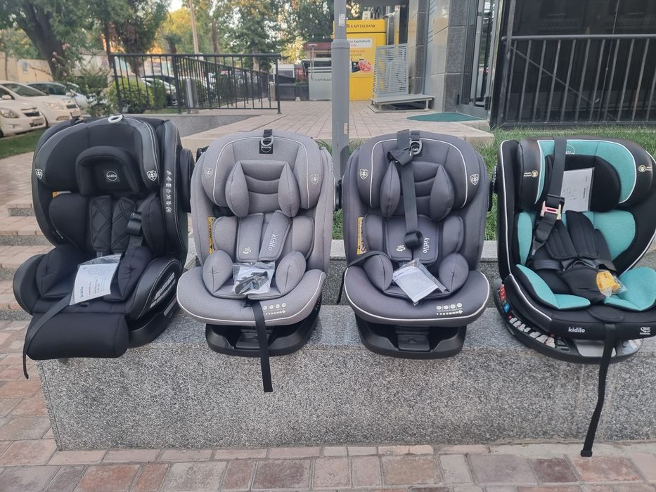 Комфортное детское автокресло isofix 0+ 36 кг крутится на 360 градусов