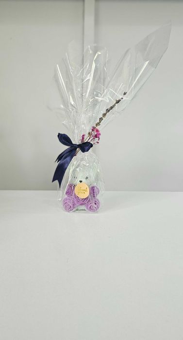 Lumânare ursuleț handmade – decor dulce și parfumat