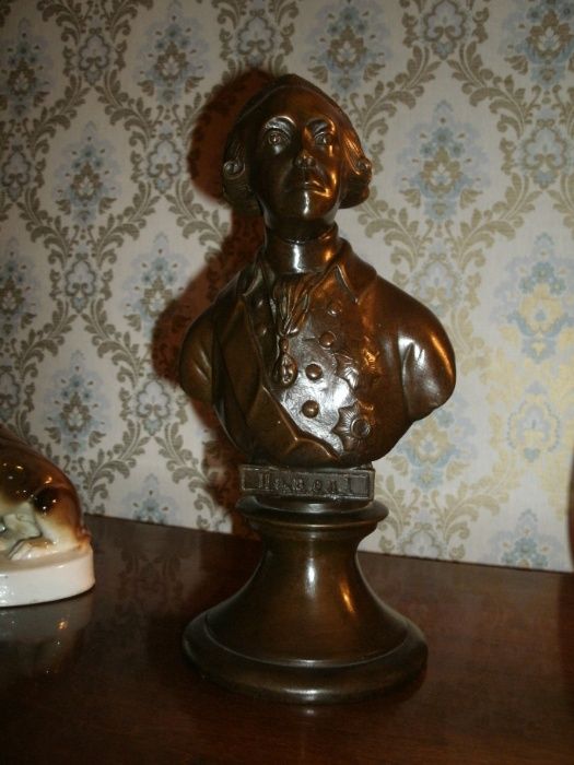 Бронзовый бюст Павел I