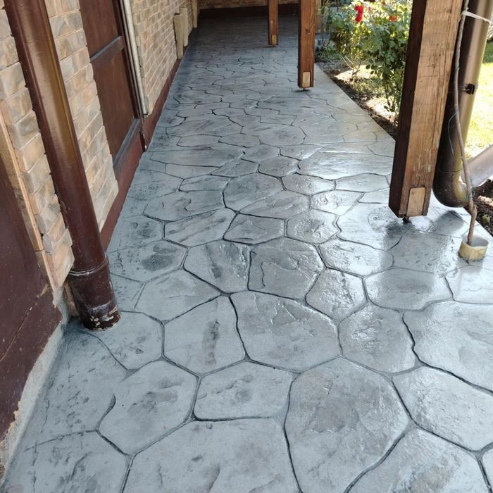 Beton amprentat simplu maturat