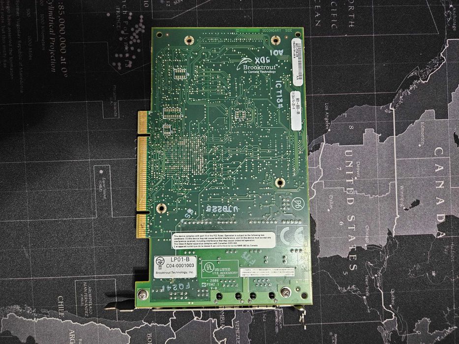 Brooktrout TruFax LP01-B PCI Fax Voice Interface Card