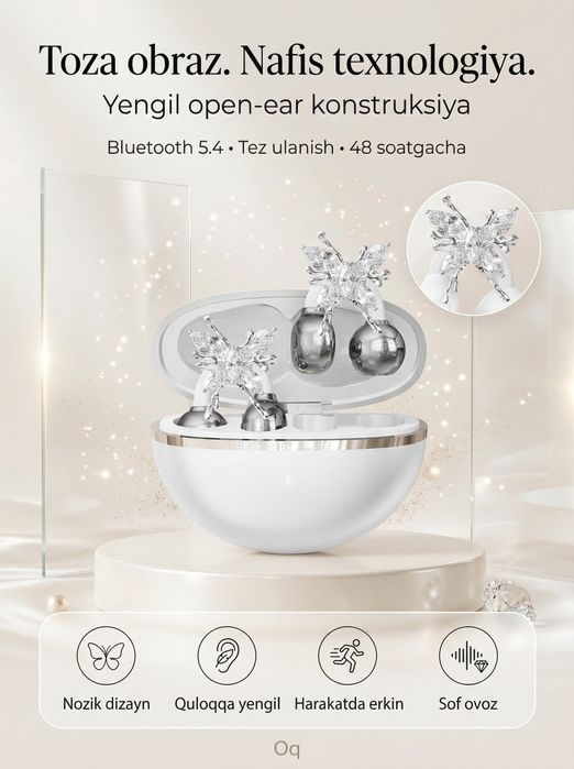 Simsiz naushnik, Bluetooth quloqchin, dekorativ dizayn