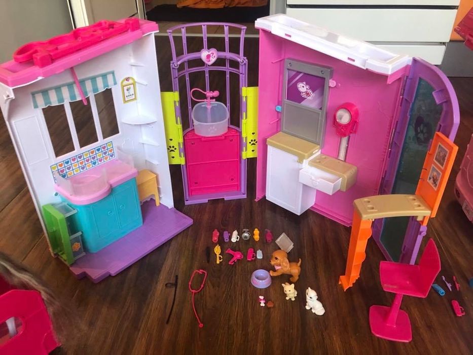 Barbie,Барби,къща,Елза,клиника,вана,играчки за момичета,мозайка