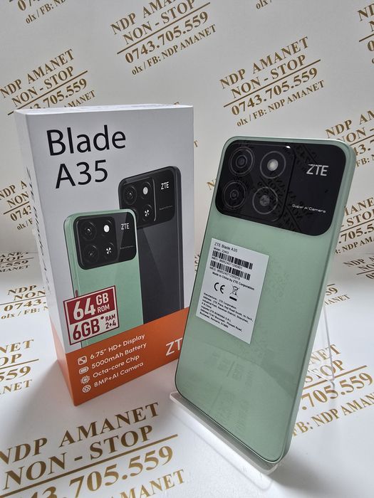 NDP Amanet Buzoieni 16 Margeanului ZTE BLADE A35 ( 48981) 
Model: 
Mem