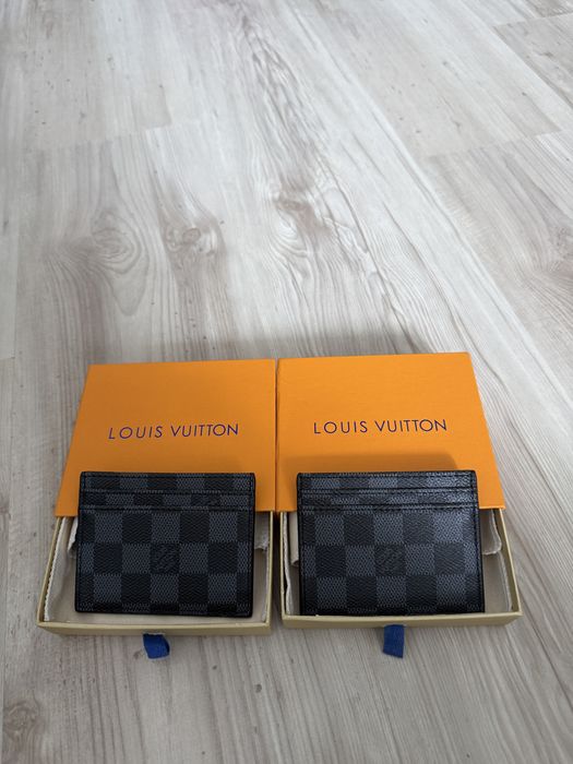 Картодържач / Портмоне Louis Vuitton Damier Graphite (Чисто нови с кутии)