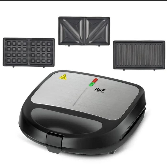 RAF 3в1  вафельница Тостер сендвичница toster r.540