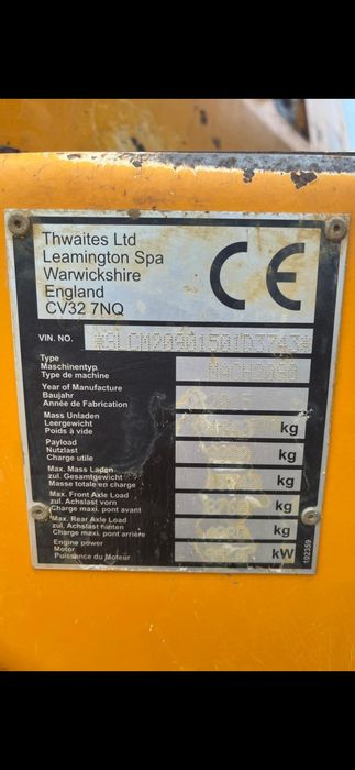 Dumper 9 Tone Thwaites