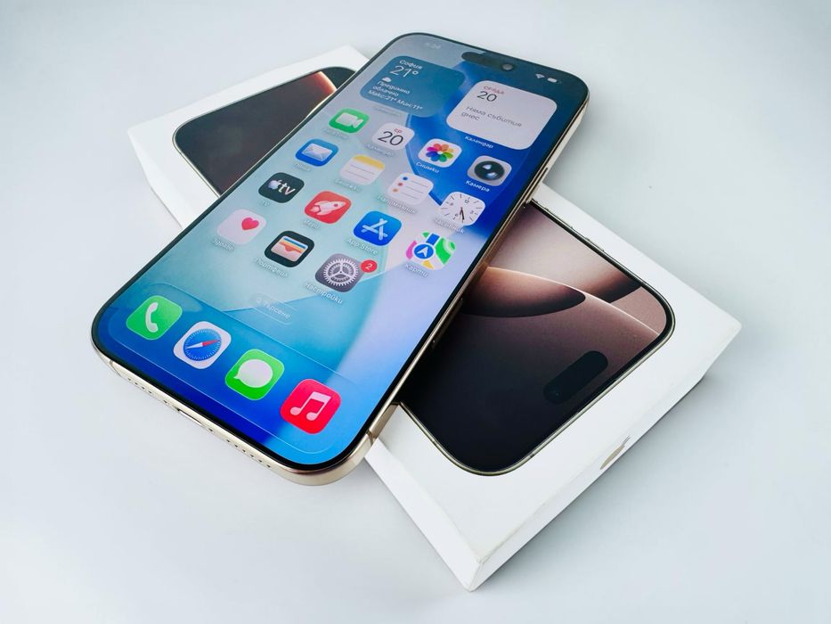 Apple iPhone 16 Pro Max 256GB Desert Titanium USA Перфектен! Гаранция!