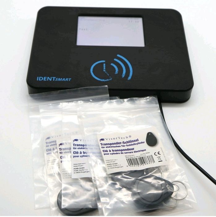 IDENTsmart ID800 dispozitiv electronic de pontaj cu brelocuri RFID contactless monitorizare acces personal