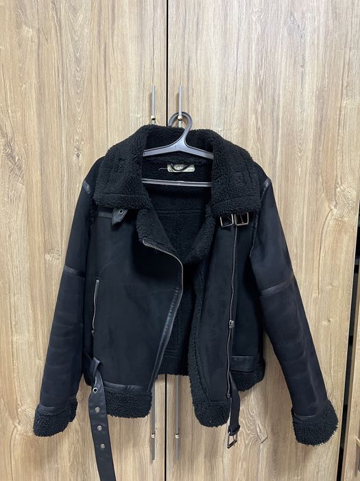 Бомбер дубленка распродажа