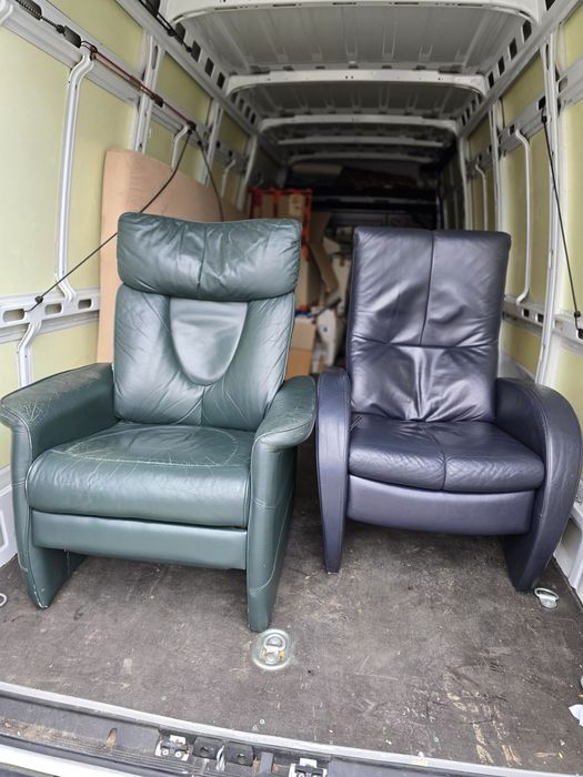 Fotoliu recliner piele deosebit! Confort si placere sa stai la TV!