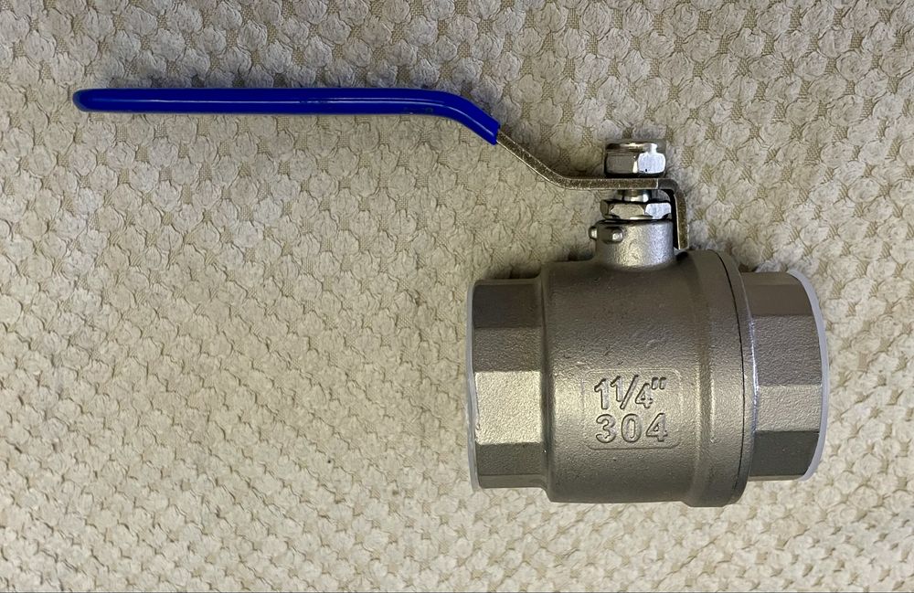 Robinet de inox, un țol și un sfert - 1 1/4