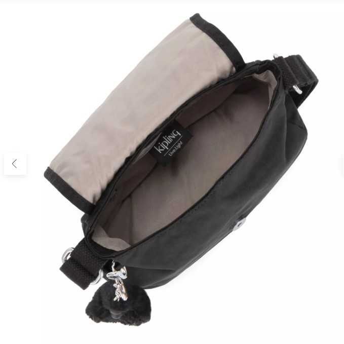 Сумка Kipling новая черная с брелком