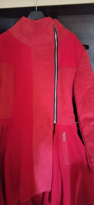 Ново палто от Кашмир, вълна и велур