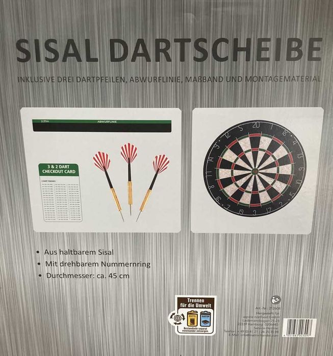 Издръжлив сизалов дартс
