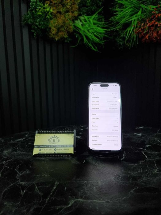 Noble Amanet - iPhone 14 Pro Max, Space Black, 256 GB, Bat:100% Ca nou