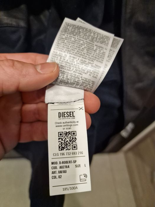 Diesel яке палто