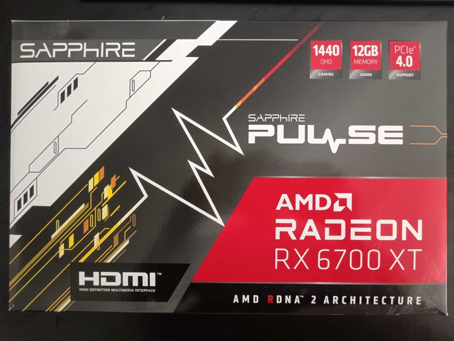 Placa Video Sapphire Pulse Amd Radeon RX6700 XT Garantie de la PCGarage pana in Iunie 2027