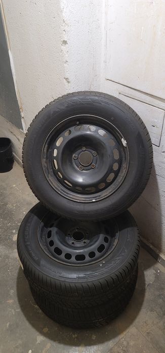 Set 4 Jante otel R16" Originale Citroen C5 / Peugeot 508 /407/ 607, 5x108 + 4 anvelope iarna forte bune
