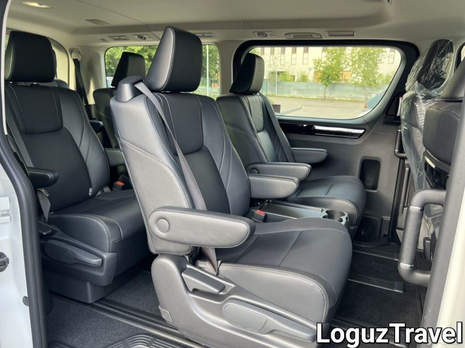 Гид с минивеном до 8 мест Бизнес класс с регулировкой кресел, массажем