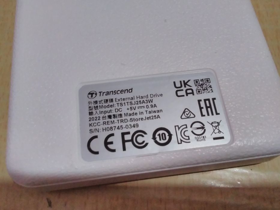 Transcend StoreJet 25A3 1TB