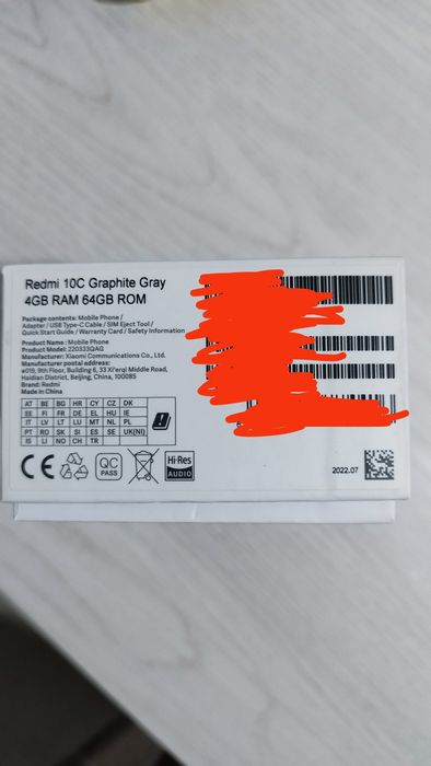 Телефон Redmi 10c
