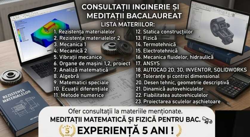 Meditatii , Teme, Examene, Rezistenta Materialelor  si Altele