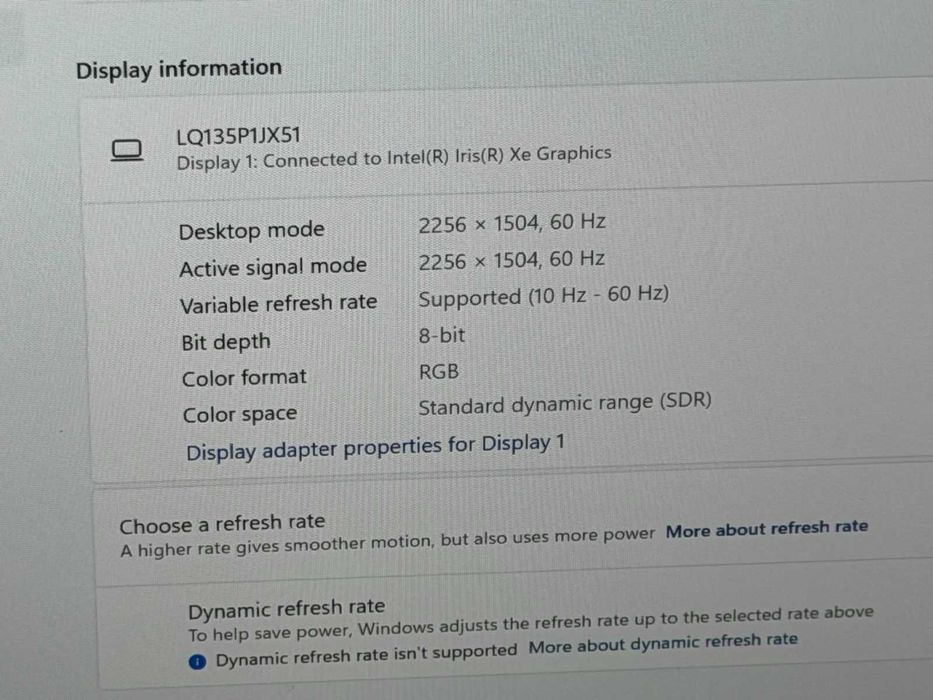 Microsoft Surface laptop 4 i5-1145G7/8RAM/256SSD/Iris XE/QHD Touch