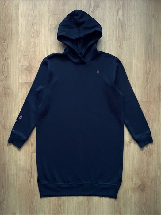 G-star Raw Graphic Text Boyfriend Hooded Sweater L