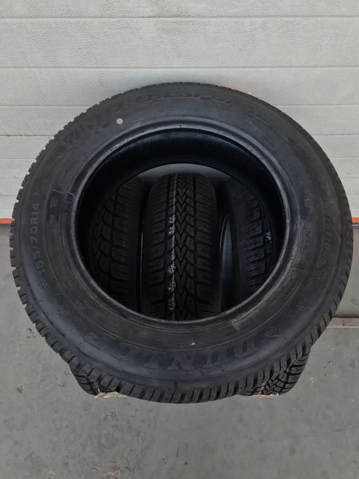 Нови зимни гуми 4 броя DUNLOP WinterResponse2 165 70 R14