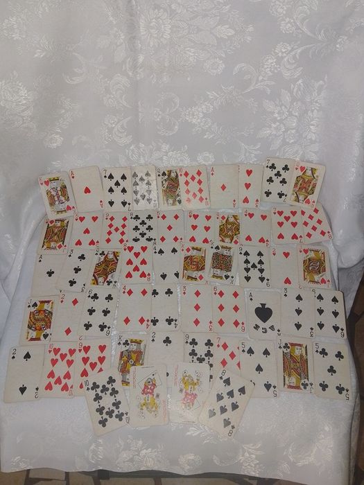 Стари  Редки Мини Карти за Игра, , Ретро Карти - 54бр.