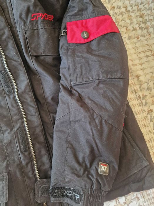 Spyder оригинално ски яке, ново, 128, черно с червено