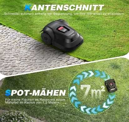 Роботизирана косачка Handwise MGC 500, 500 m², 2.4 G WiFi