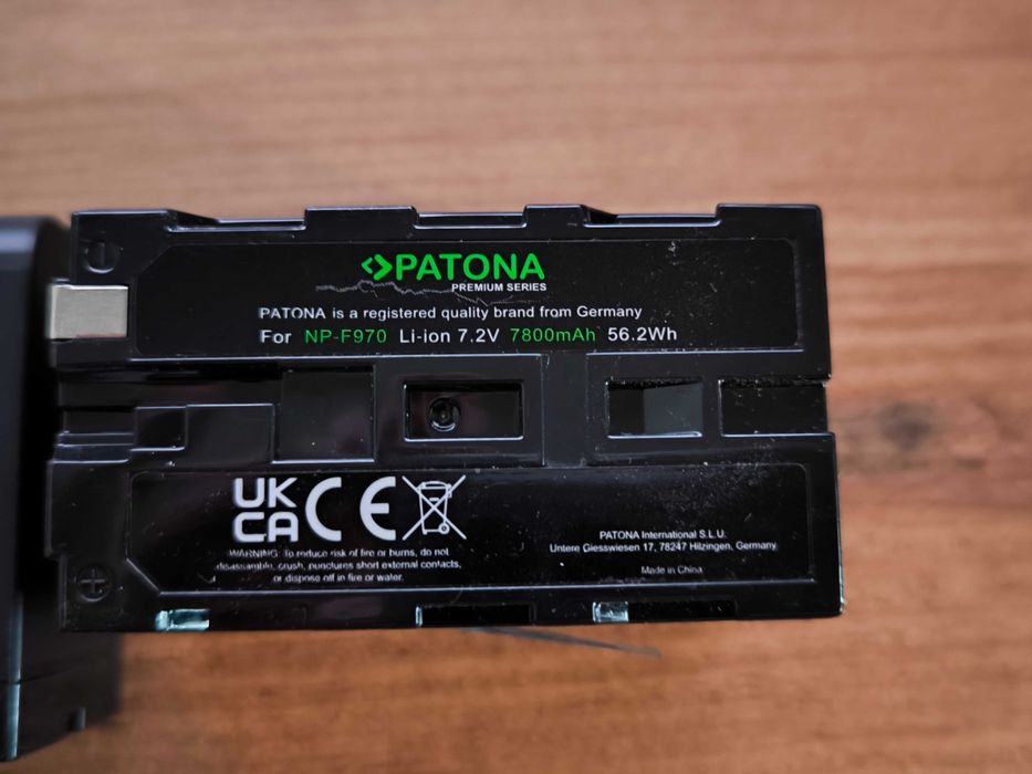 Acumulatori Li-Ion Patona Premium pentru Sony NP-F970 7800mAh 7.2V